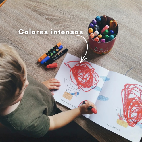 Trazzi - Crayones de gel lavables